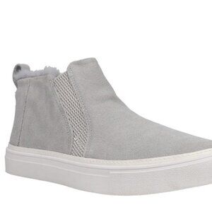 TOMS Womens Bryce Casual Slip On Grey Suede Sneakers Shoes Booties Size 9 NWT